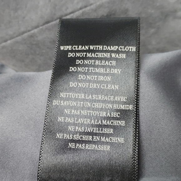 Blank NYC Leather Suede Moto Jacket Gray Size Small - Picture 16 of 16